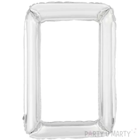 balon foliowy ramka selfie srebrny partypal 34 shp