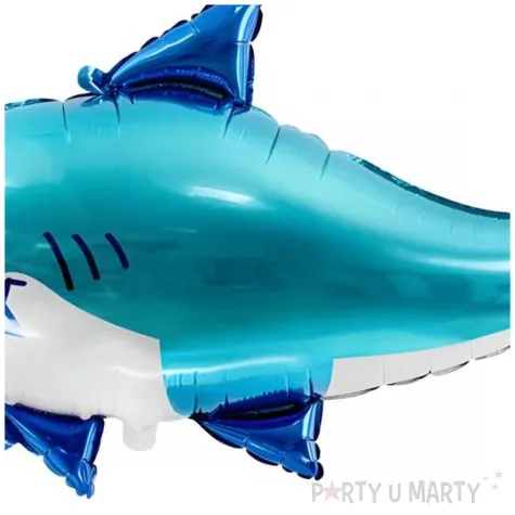 balon foliowy rekin niebieski partydeco 36 shp