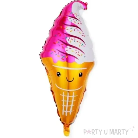 balon foliowy rozek z polewa i posypka jix 39 shp