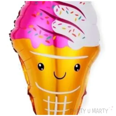 balon foliowy rozek z polewa i posypka jix 39 shp