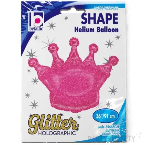 balon foliowy rozowa korona holo grabo 36 shp