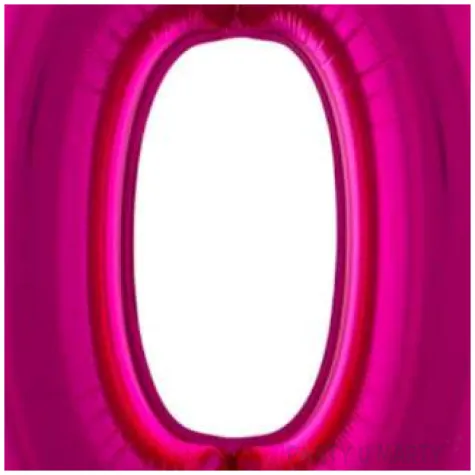 balon foliowy rozowa radosc cyfra 0 rozowy funnyfashion 41 dgt