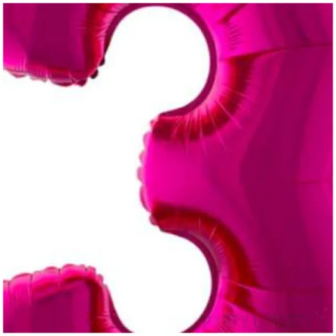 balon foliowy rozowa radosc cyfra 3 rozowy funnyfashion 41 dgt