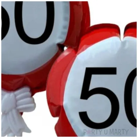 balon foliowy samopompujacy 50 urodziny traffic top ten 3 rnd