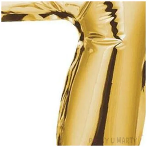 balon foliowy samopompujacy cyfra 7 zloty godan 9 dgt