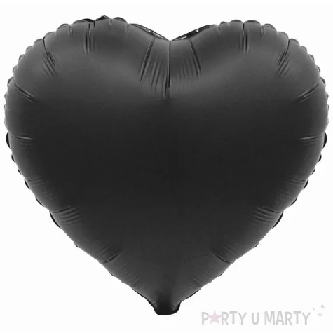 balon foliowy serce beauty and charm czarny godan 18 hrt
