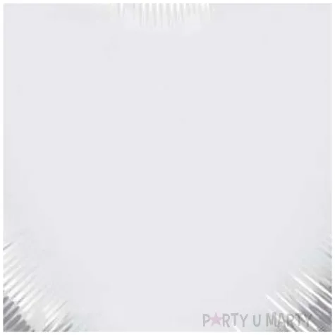 balon foliowy serce chrom srebrny qualatex 18 hrt