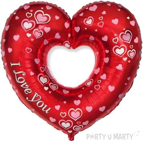 balon foliowy serce czerwony flexmetal 14 hrt