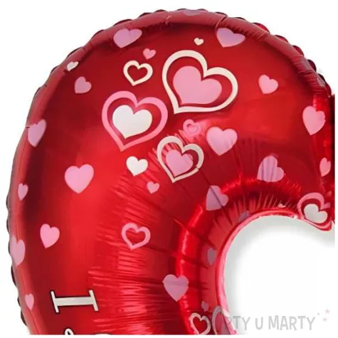 balon foliowy serce czerwony flexmetal 14 hrt