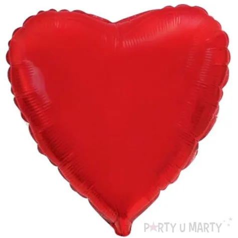 balon foliowy serce czerwony flexmetal 18 hrt