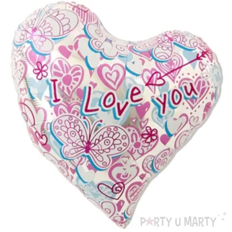 balon foliowy serce duze i love you takarakosan 14 hrt