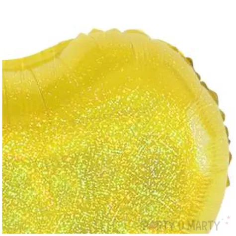 balon foliowy serce holograficzne srebrny partypal 18 hrt