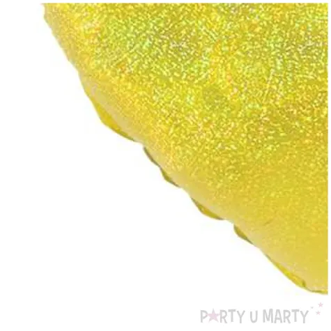 balon foliowy serce holograficzne zloty partypal 18 hrt