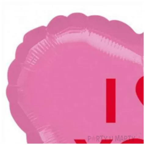 balon foliowy serce i love you rozowy amscan 17 hrt