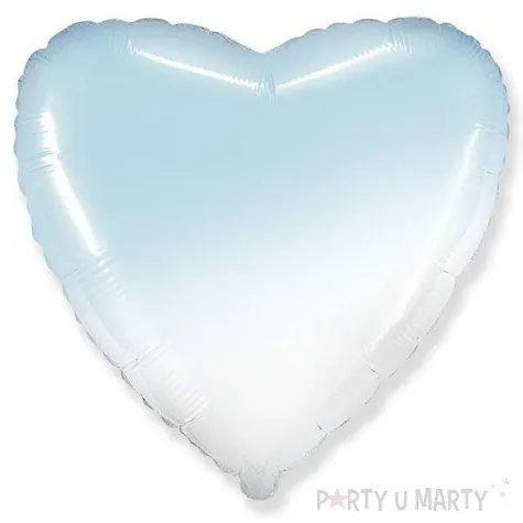 balon foliowy serce jumbo gradient bialo blekitny flexmetal 32 hrt