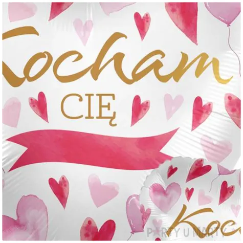 balon foliowy serce kocham cie personalizacja premioloon 17 hrt