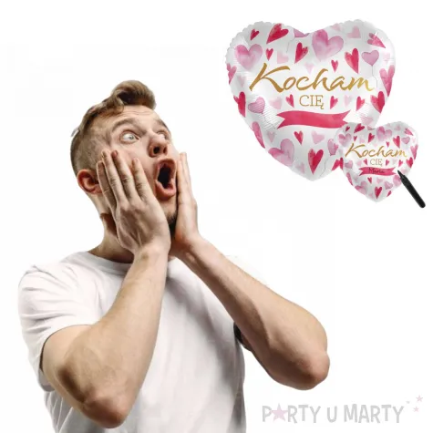 balon foliowy serce kocham cie personalizacja premioloon 17 hrt