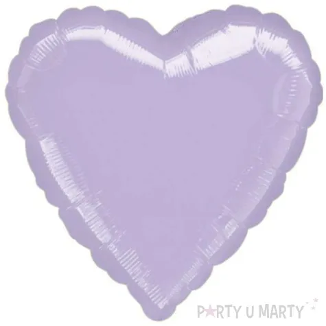 balon foliowy serce liliowy amscan 18 hrt