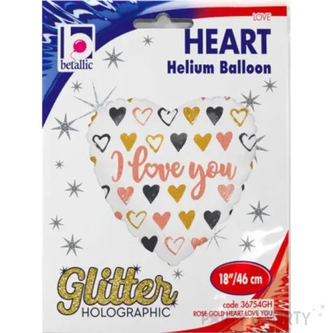 balon foliowy serce love you rozowe zloto grabo 18 hrt