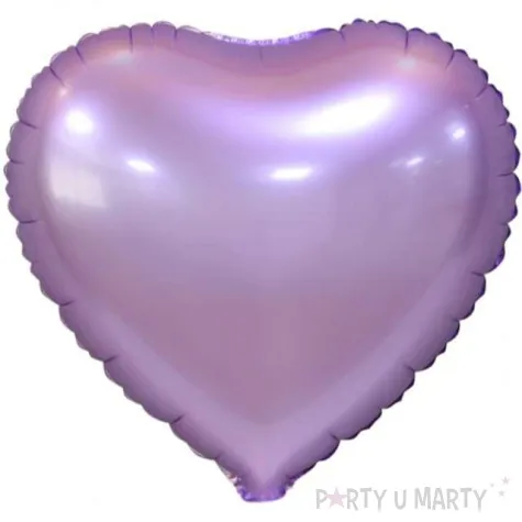 balon foliowy serce matowe liliowy godan 18 hrt