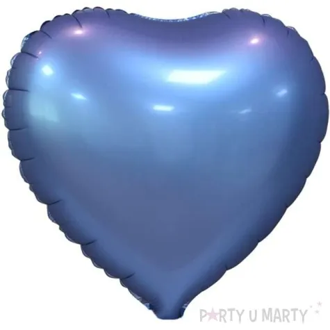 balon foliowy serce matowe niebieski godan 18 hrt