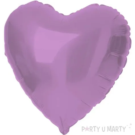 balon foliowy serce metallic matte fioletowy folat 18 hrt