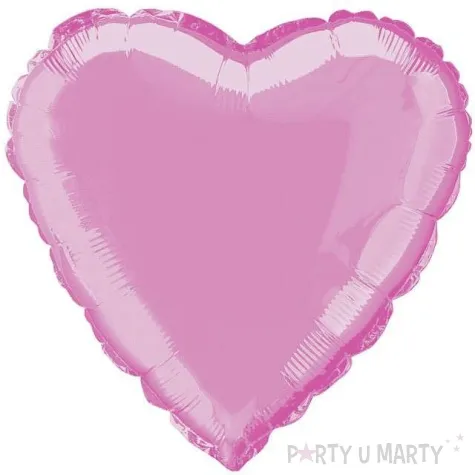 balon foliowy serce rozowy jasny flexmetal 18 hrt