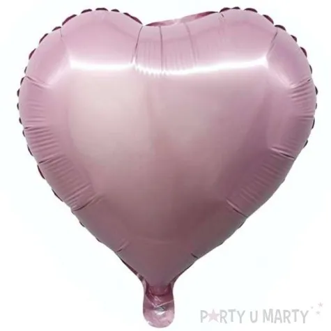 balon foliowy serce rozowy jasny godan 18 hrt