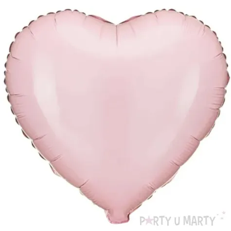balon foliowy serce rozowy jasny partydeco 18