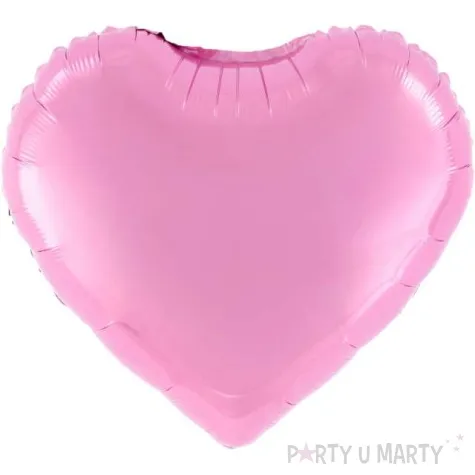 balon foliowy serce rozowy partypal 18 hrt