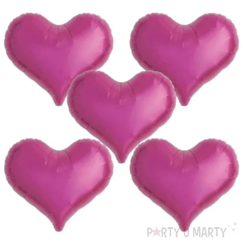 balon foliowy serce wklesle fuksja takarakosan 18 5 szt hrt