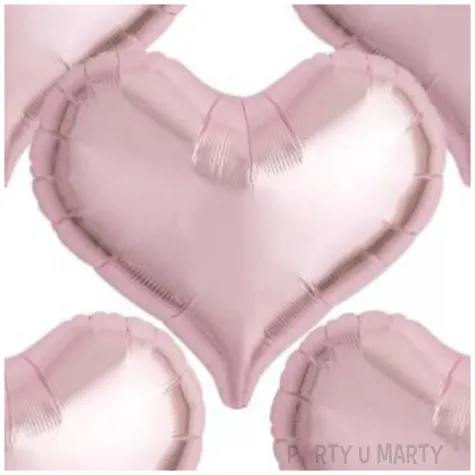 balon foliowy serce wklesle jasnorozowy takarakosan 18 5 szt hrt