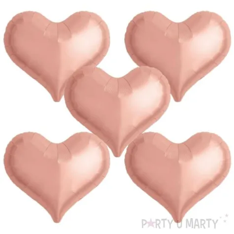 balon foliowy serce wklesle rozowe zloto takarakosan 14 5 szt hrt