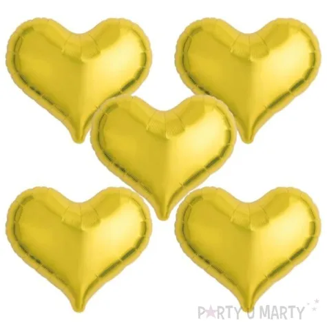 balon foliowy serce wklesle zloty takarakosan 18 5 szt hrt
