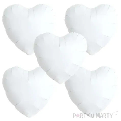 balon foliowy serce wypukle bialy takarakosan 14 5 szt hrt