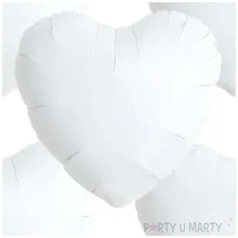 balon foliowy serce wypukle bialy takarakosan 18 5 szt hrt