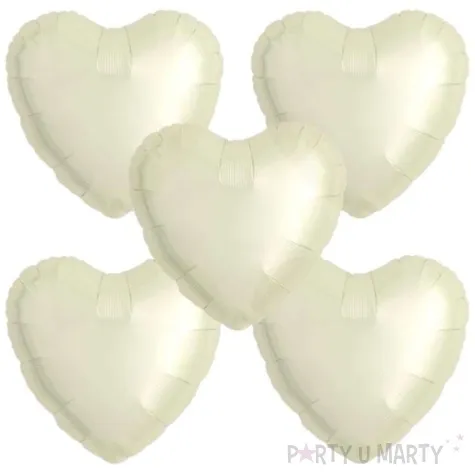 balon foliowy serce wypukle ecru takarakosan 18 5 szt hrt
