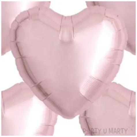 balon foliowy serce wypukle jasnorozowy takarakosan 18 5 szt hrt