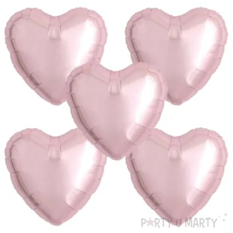 balon foliowy serce wypukle jasnorozowy takarakosan 18 5 szt hrt
