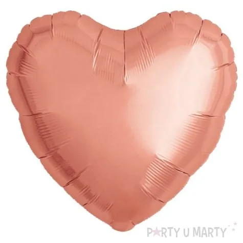 balon foliowy serce wypukle rozowe zloto takarakosan 18 5 szt hrt