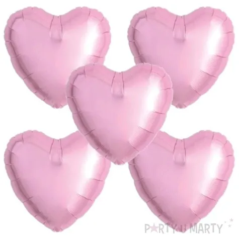 balon foliowy serce wypukle rozowy takarakosan 18 5 szt hrt