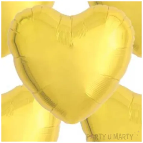 balon foliowy serce wypukle zloty takarakosan 18 5 szt hrt
