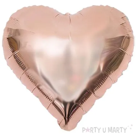 balon foliowy serce xl rozowe zloto dekoracjepolska 24 hrt