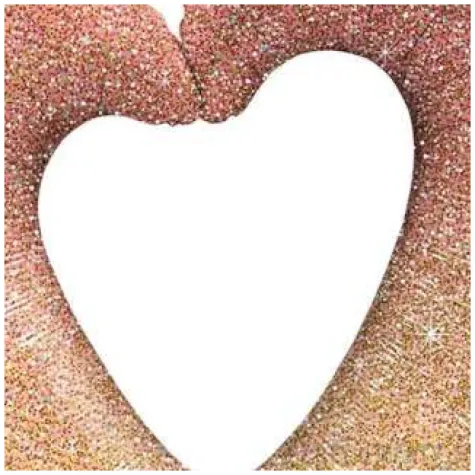 balon foliowy serce z dziurka rozowe zloto qualatex 42 shp