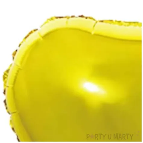 balon foliowy serce zolty jix 18 hrt