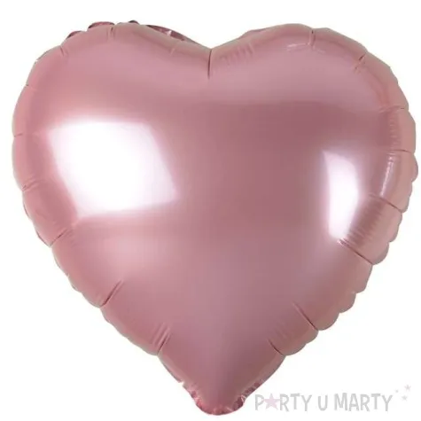 balon foliowy serduszko rozowy jasny metalik godan 18 hrt
