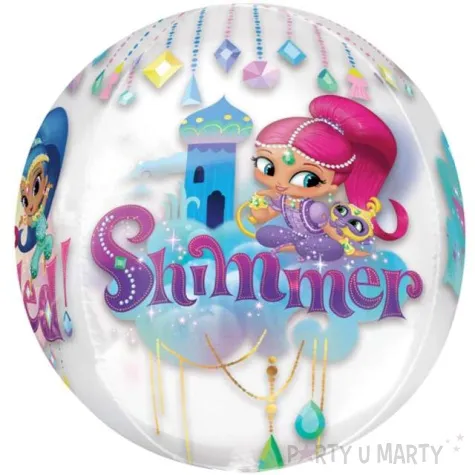 balon foliowy shimmer and shine amscan 15 orb