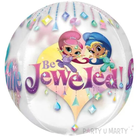 balon foliowy shimmer and shine amscan 15 orb