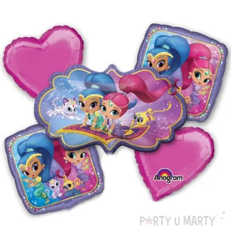 balon foliowy shimmer i shine amscan zestaw