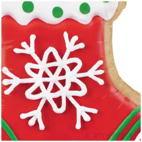 balon foliowy skarpeta na prezenty betallic 27 shp